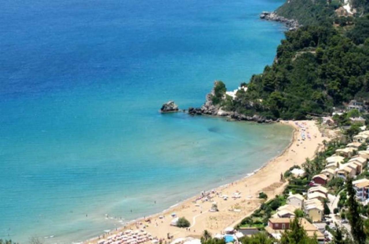 Aqua Seafront Glyfada Corfu Beach House With Garden Bagian luar foto